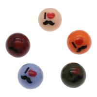 Mixed Acrylic Jewelry Beads, Round, mixed colors, 20mm Approx 2mm, Approx 
