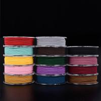 Cotton Thread Cord, with plastic spool & Polyester, fashion jewelry & DIY 3mm, Approx 