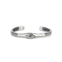 Stainless Steel Cuff Bangle, 316L Stainless Steel, Hand, plated, Unisex 