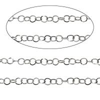 Rolo cadena del acero inoxidable, diverso tamaño para la opción & cadena Rolo, color original, 100m/Bolsa, Vendido por Bolsa