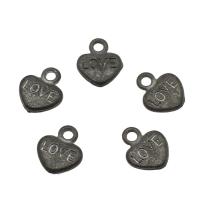 Zinc Alloy Heart Pendants, plated Approx 2mm, Approx 