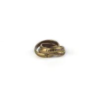 Stainless Steel Finger Ring, 316L Stainless Steel, plated, Unisex & with letter pattern & multi-strand 