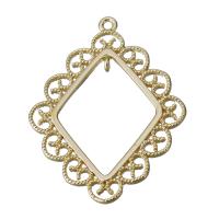 Hollow Brass Pendants, gold color plated, fashion jewelry Approx 1mm 