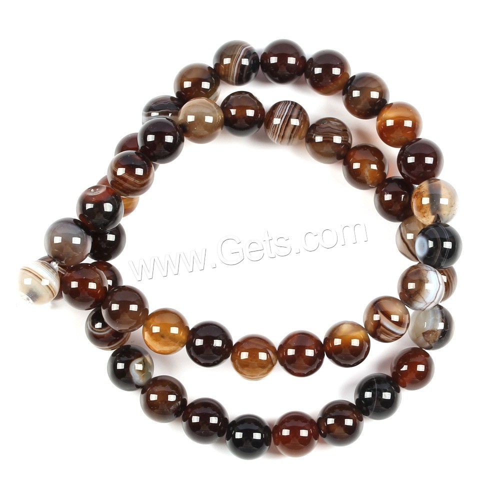 Natural Lace Agate Beads, Round, DIY & different size for choice, more colors for choice, Hole:Approx 1mm, Sold By Strand
