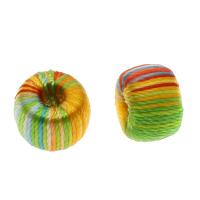 Nylon Zubehör, DIY, Mehrfarbige, 9*6.5mm, Bohrung:ca. 3mm, 1000PC/Tasche, verkauft von Tasche