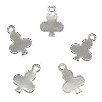 Stainless Steel Pendants, Flower, original color Approx 2mm 