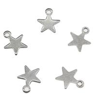 Stainless Steel Star Pendant, original color Approx 1.5mm 
