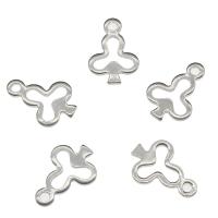 Stainless Steel Pendants, Flower, hollow, original color Approx 1.5mm 