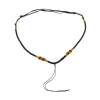 Collar de cuerda de nylon, Nylón, con 12cm extender cadena, más colores para la opción, 300*2mm, longitud:12 Inch, 10Strandfilamento/Bolsa, Vendido por Bolsa