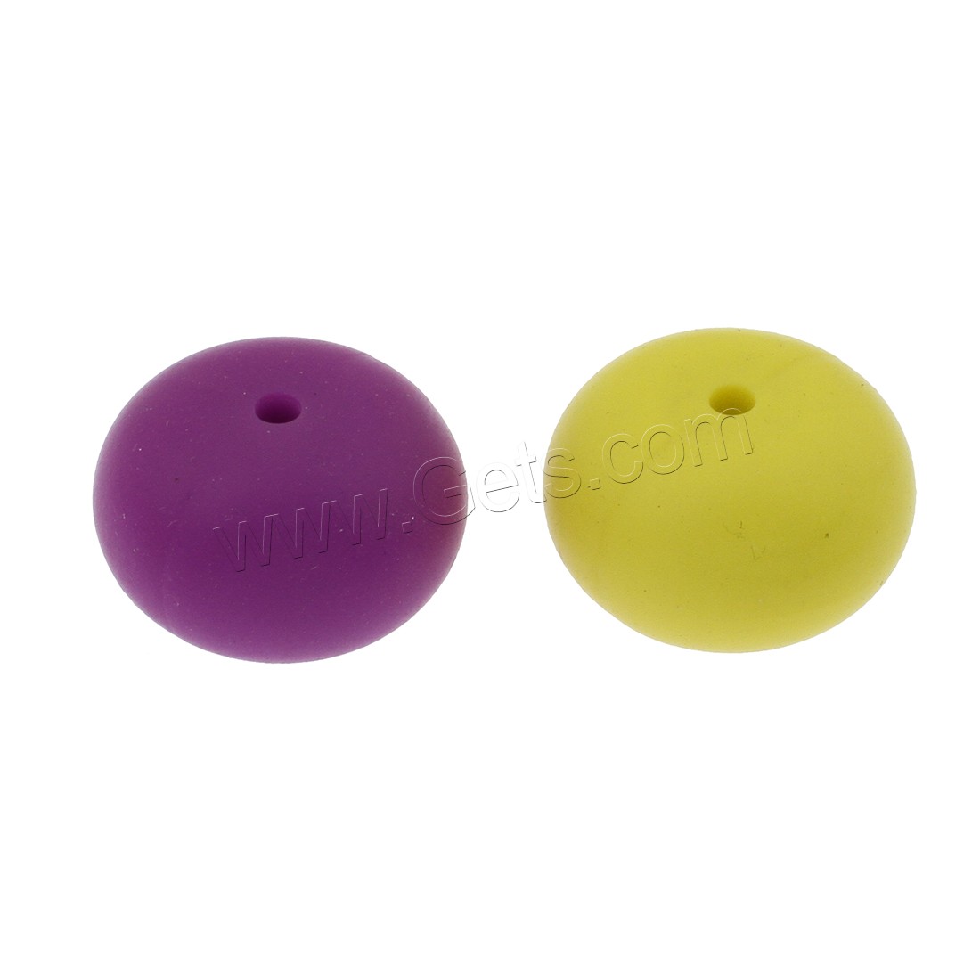Silicone Jewelry Beads, different size for choice, more colors for choice, Hole:Approx 2mm, Sold By PC