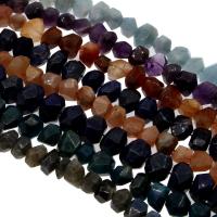 Полудрагоценный камень Бусины, Нерегулярные, различные материалы для выбора & граненый, 13*12*13mm-17*13*13mm, отверстие:Приблизительно 1mm, длина:Приблизительно 14.9 дюймовый, продается Strand