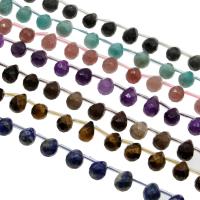 Gemstone Beads, Teardrop & faceted Approx 1mm Approx 14.9 Inch 
