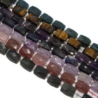 Gemstone Beads, Drum & faceted Approx 1mm Approx 14.9 Inch 
