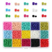 Mixed Glass Seed Beads, Seedbead, with Glass Beads, Slightly Round, stoving varnish 