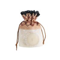 Polyester Drawstring Bag, with Slubby Yarn, durable 