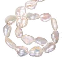 Keshi Cultured Freshwater Pearl Beads, natural, white, 15-22mm Approx 0.8mm Approx 15 Inch 