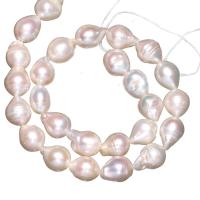 Keshi Cultured Freshwater Pearl Beads, natural, white, 9-10mm Approx 0.8mm Approx 15 Inch 