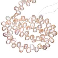 Keshi Cultured Freshwater Pearl Beads, natural, white, 6-8mm Approx 0.8mm Approx 15 Inch 