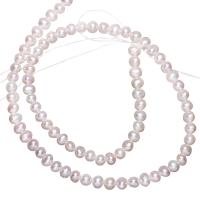 Round Cultured Freshwater Pearl Beads, natural 4.5-5mm Approx 0.8mm Approx 15 Inch 