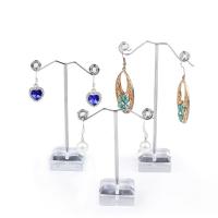 Acrylic Earring Display, with Iron, plated, portable & durable 