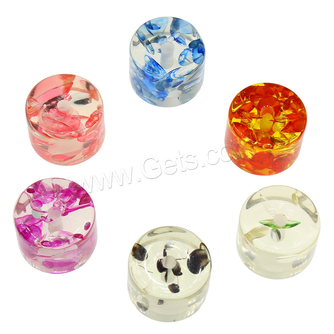 Resin Jewelry Beads, Column, different size for choice, more colors for choice, Sold By Bag