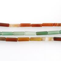 Natural Lace Agate Beads, Column Approx 1.5mm Approx 15.5 Inch 