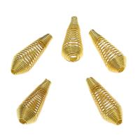 Iron Tips, gold color plated, hollow Approx 
