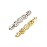 Zinc Alloy Collar Bar, plated, for woman & with rhinestone & hollow 135mm 