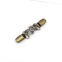Zinc Alloy Collar Bar, plated, for woman & with rhinestone & hollow 100mm 