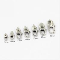 Stainless Steel Lobster Claw Clasp, machine polished, DIY & machine polishing original color 