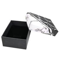 Paper Gift Box, Rectangle, printing, durable, white and black 