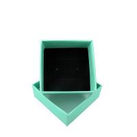 Paper Gift Box, Square, durable, acid blue 