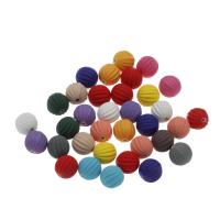 Акриловые ювелирные изделия Бисер, Акрил, Круглая, Много цветов для выбора, 12mm, отверстие:Приблизительно 1.5mm, продается PC
