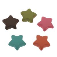 Acrylic Jewelry Beads, Star, large hole Approx 3.5mm 