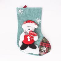 Christmas Stocking and Holder for your Mantel, Non-woven Fabrics, Christmas Design & cute 150*230mm 