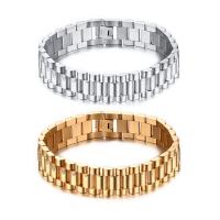 Titanium Steel Bracelet, fashion jewelry & Unisex 22cmx12mmx15mm 