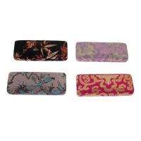 Silk Glasses Case, with Plastic, durable & Unisex 150*60mm 