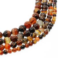 Natural Lace Agate Beads, Round, vintage & fashion jewelry Approx 1mm Approx 14.9 Inch 