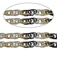 Aluminum Chain, plated, byzantine chain 