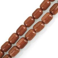 Goldstone Beads, vintage & fashion jewelry & DIY brick red Approx 1.5mm Approx 15 Inch 