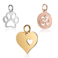 Stainless Steel Pendants, plated, cute & fashion jewelry & DIY 