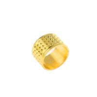 Stainless Steel Thimble, portable & durable, gold 