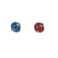 Stainless Steel European Beads, 316L Stainless Steel, Round, enamel Approx 4mm 