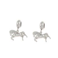 Stainless Steel European Pendants, 316L Stainless Steel, Horse, original color Approx 5mm 