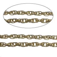 Aluminum Chain, gold color plated, byzantine chain 