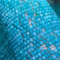 Perles amazonite, Rond, poli, DIY & facettes, bleu Environ 15 pouce, Environ Vendu par brin