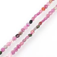 Perles de Tourmaline naturels, bijoux de mode & DIY, rose, 4mm Environ 1mm Environ 15.5 pouce, Environ Vendu par brin