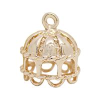 Hollow Brass Pendants, Crown, gold color plated, DIY, metallic color plated, nickel, lead & cadmium free 