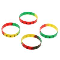 Silicone Bracelet, Donut, elastic & Unisex, 12*1.5mm Approx 7.5 Inch 