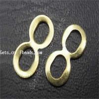 Brass Connector, Infinity, plated Approx 